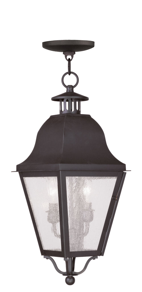 Livex Amwell 2 Light Bronze Outdoor Chain Lantern - C185-2546-07