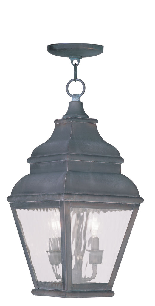 Livex Exeter 2 Light Charcoal Outdoor Chain Lantern - C185-2604-61