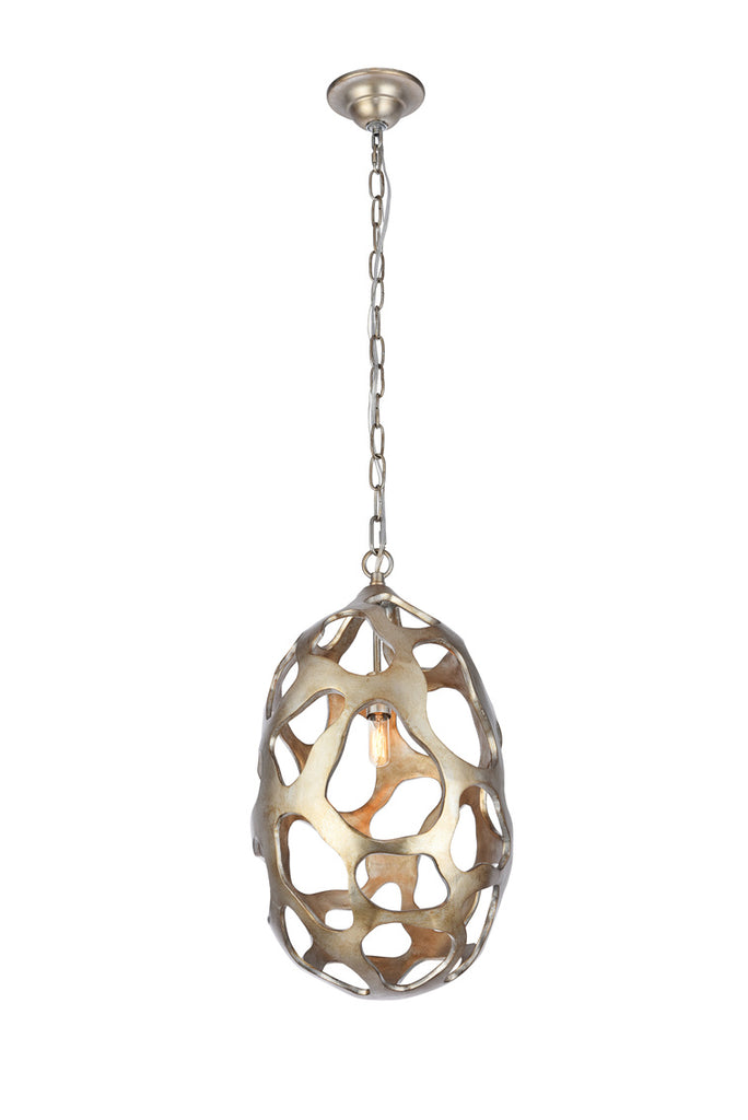 ZC121-1545D12GS - Urban Classic: Bombay 1 light in Gilded Silver chandelier