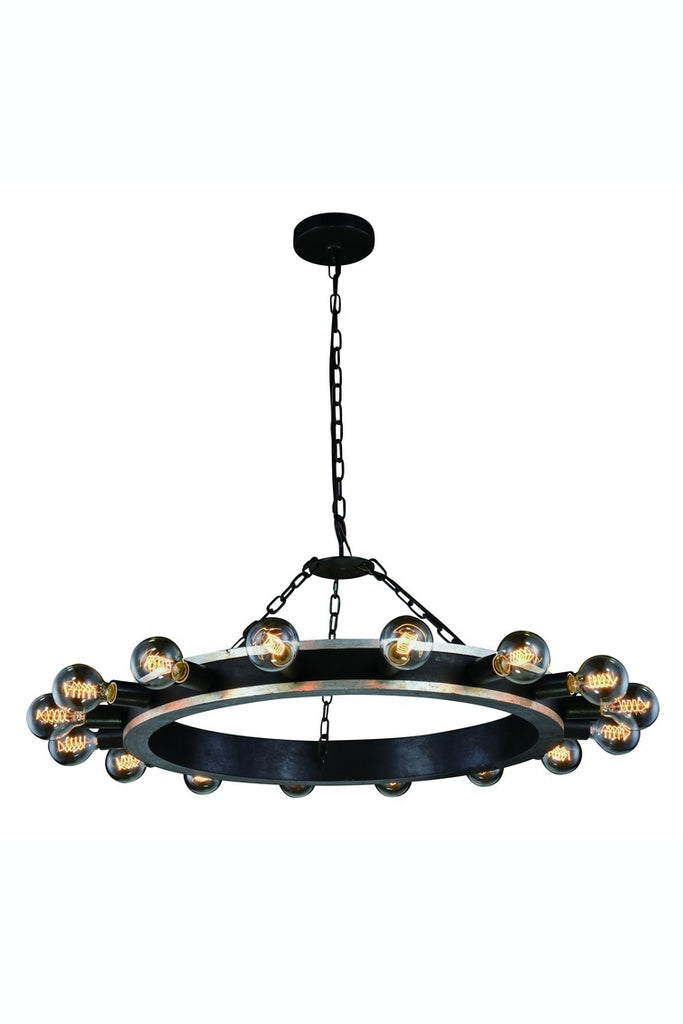 ZC121-1500D35VBSL - Urban Classic: Winston 16 light Silver Leaf & Vintage Bronze
Pendant