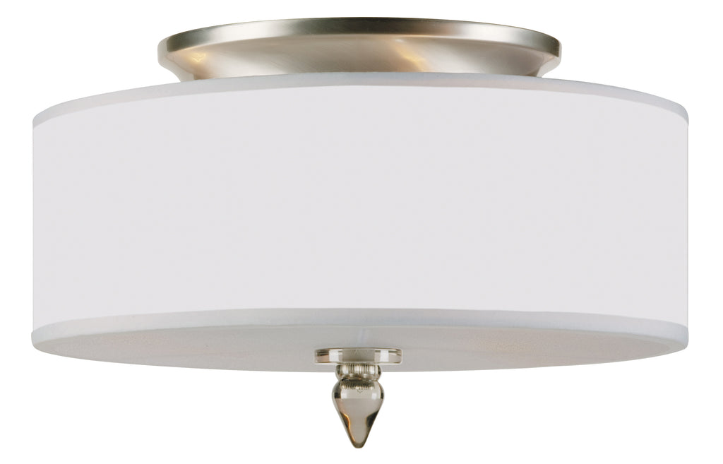 3 Light Satin Nickel Transitional Modern Ceiling Mount - C193-9503-SN