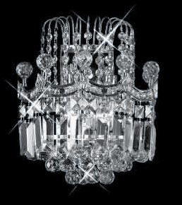 ZC121-V8949W12C By REGENCY - Corona Collection Polished Chrome Finish Wall Sconces