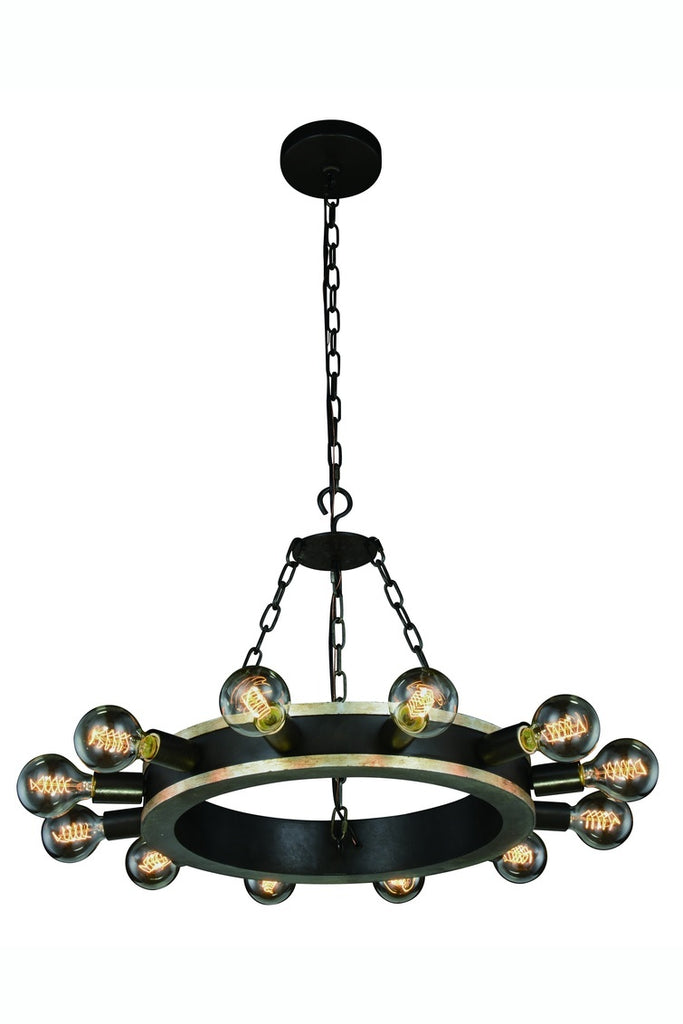 ZC121-1500D25VBSL - Urban Classic: Winston 12 light Silver Leaf & Vintage Bronze
Pendant