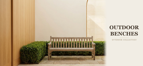 Outdoor Benches & Ottomans