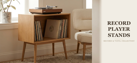 Record Player Stands & Cabinets