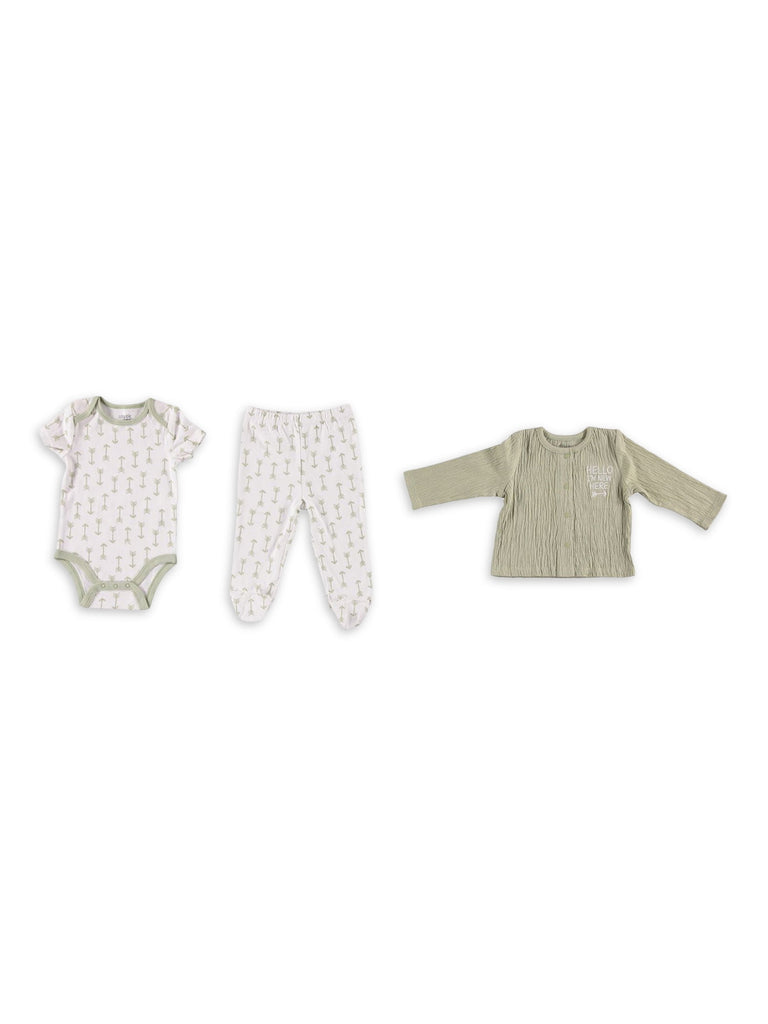 Boy Baby Girl Gender Neutral Unisex 3 PC Cardigan Set