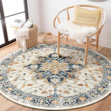 Area Rugs Washable Non-Slip, Floral Vintage Distress Print Pattern Medallion Carpet for Living Room Bedroom Dining Room
