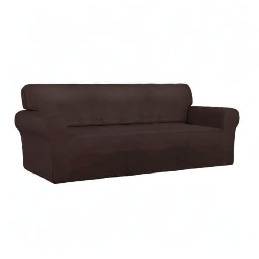 Stretch Couch Covers for Sofa Large Sofa Slipcovers Chocolate