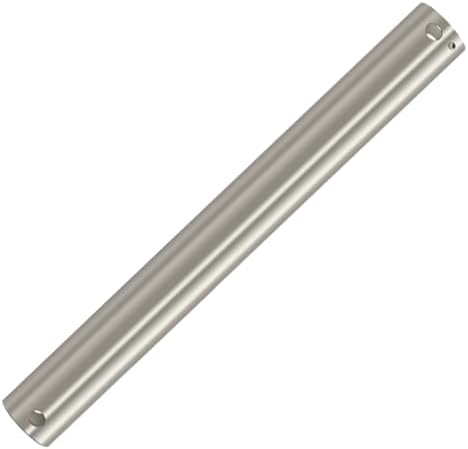 48" Ceiling Fan Extension Downrod, 4 ft, Brushed Nickel, with Wiring