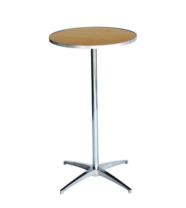 Black Round Plywood Cocktail Table Kit
