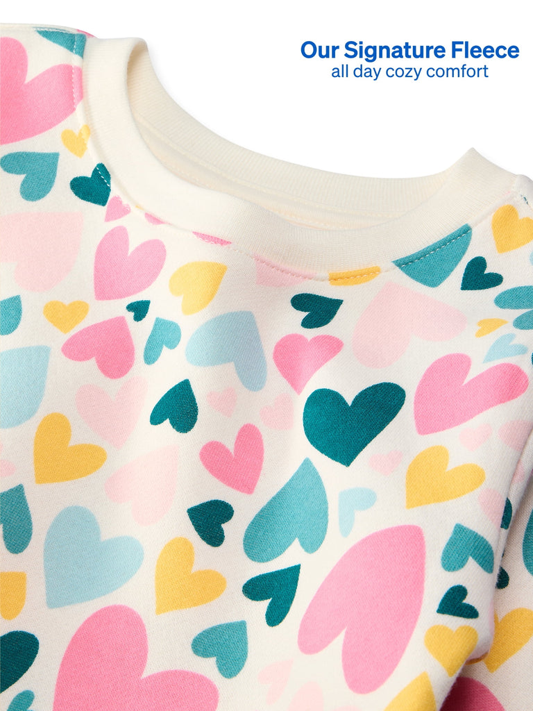Baby & Toddler Girl Outfit Set, 2-Piece Fleece