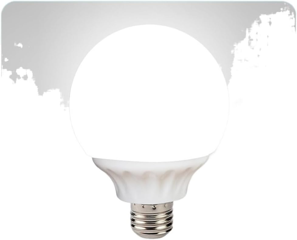 Home Bulbs 10pcs/lot LED Milky White Plastic Ball Bulb AC220V G80/G95 E27 Screw LED Bulb Mirror Front Bulb Household