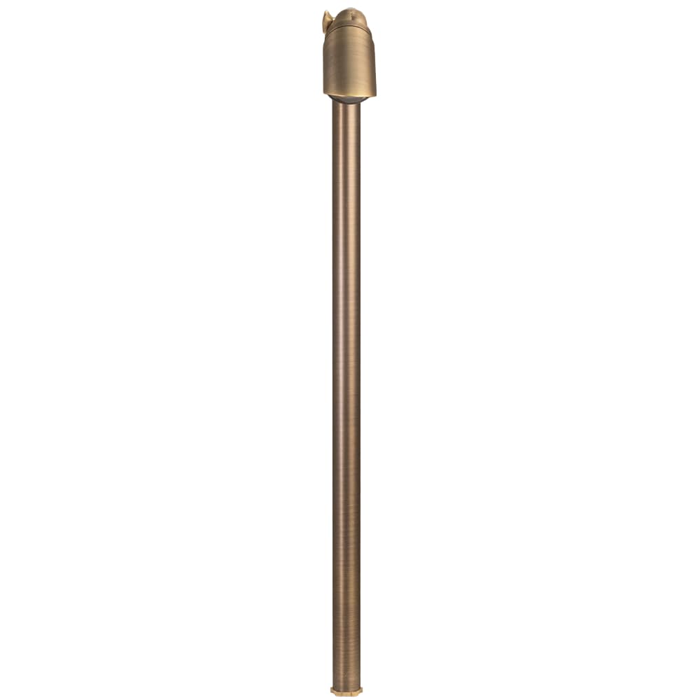 Innovator 12V Cast Brass Adjustable Path Light & 2W 2700K LED Bulb