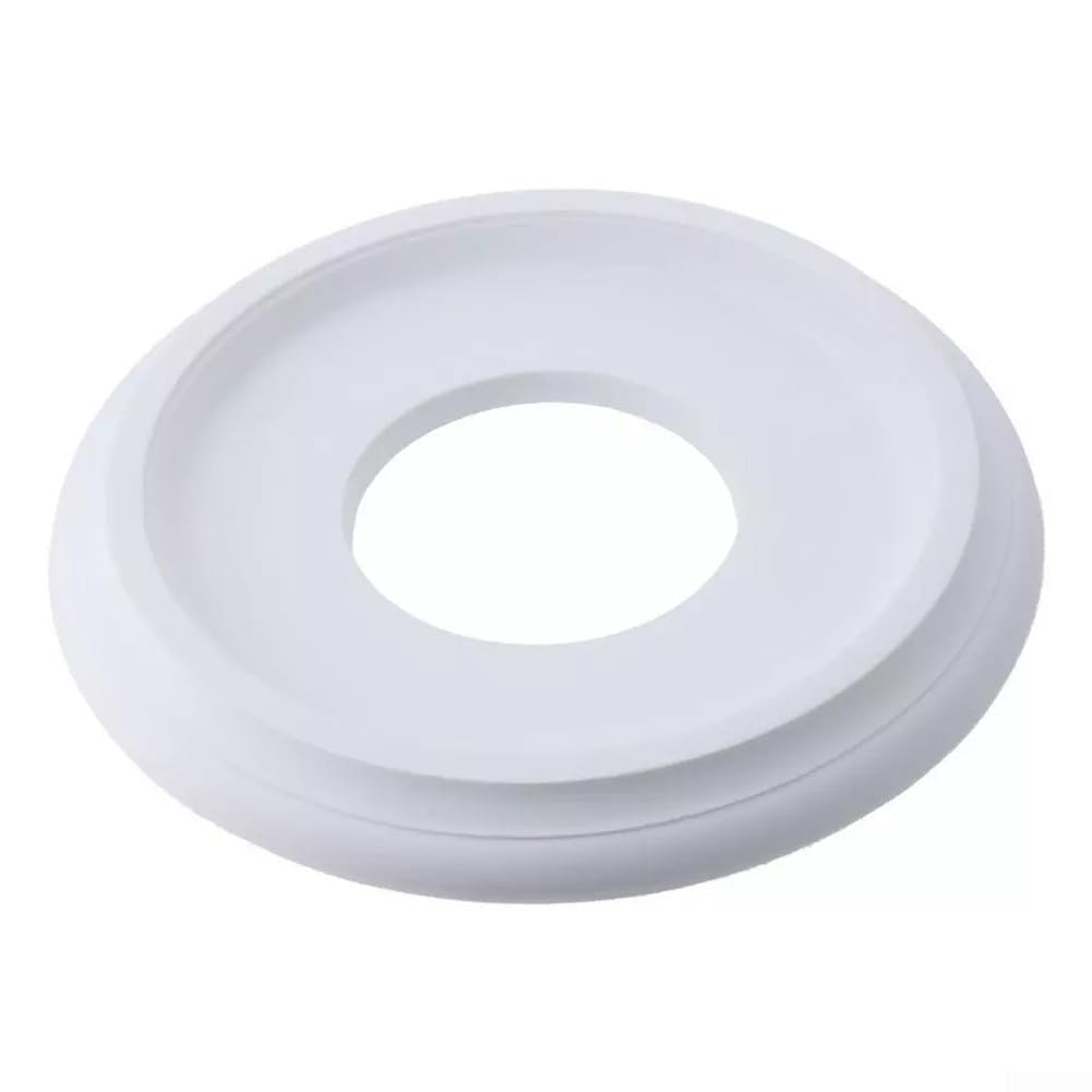 PU Ceiling Medallion Sturdy Decorative For Elevating The Look Of Your Home Lighting Fixtures And Chandeliers White