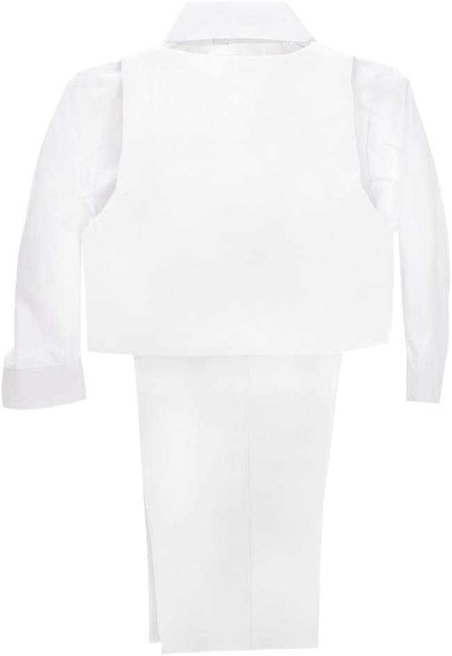 Boys 5 Pcs Formal Tuxedo Suits, Baby Toddler to 8Y