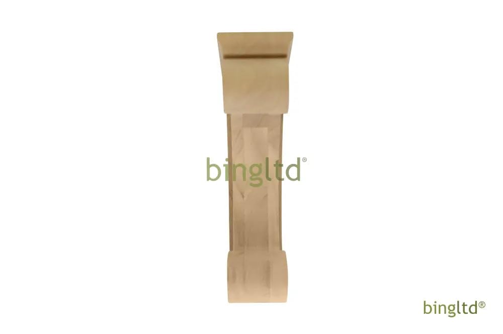 10" Tall Corbel Traditional Solid Rubberwood - 1 PC (C1065-RW-UNF)
