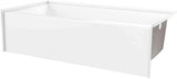 Prism 60 in. L x 30 in. W Acrylic Alcove Right-Hand Drain Bathtub, White