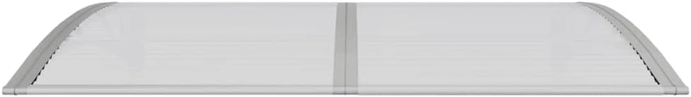 59.1 x 39.4 Inch Front Door Canopy, Outdoor Patio Porch Awning, Weather-Resistant Polycarbonate Shelter for Windows