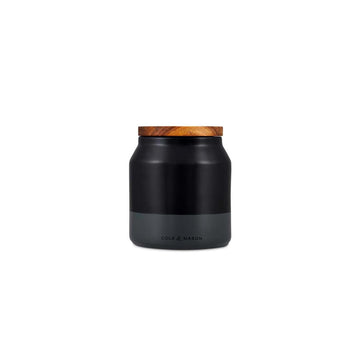 Hinxton Black/Grey Small Food Storage Jar With Lid | Kitchen Organisation, Cupboard Storage Container