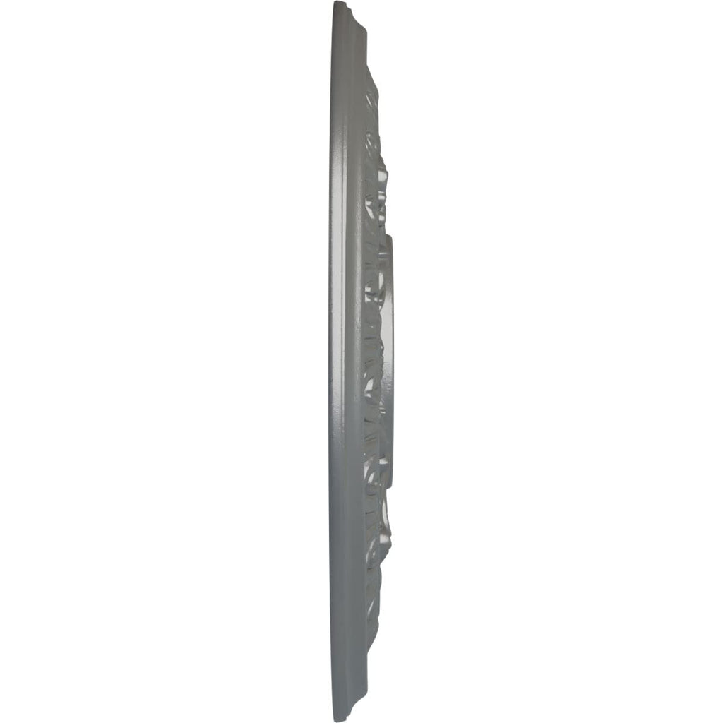15-3/8" x 4-1/4" x 1-1/2" Baltimore Ceiling Medallion, Silver