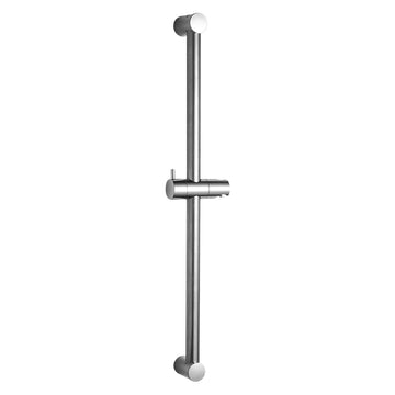Shower Slide Bar 24 in Segmental Slide Bar Adjustable Installation Distance 18-24 in with 360° Adjustable Handheld
