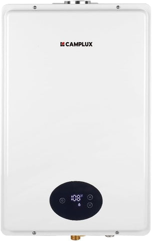 Climatech 5 Tankless Water Heater Gas 5.28 GPM Up to 6.4 GPM, 150, 000 BTU