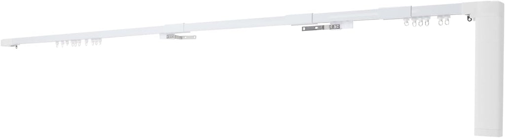 Headry Electric Curtain Track with Remote Control, Home Motorized Curtain Rail, Smart APP Adjustable Length 47-126