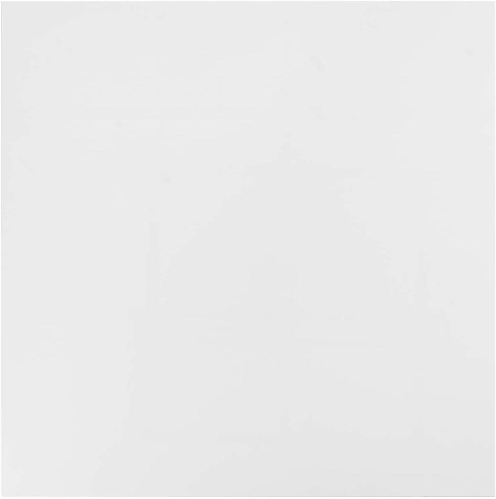 Lippa 36" Mid-Century Modern Dining Table with Square Top and Pedestal Base in White