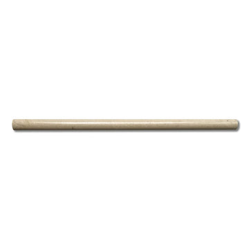 Crema Marfil Marble 3/4x12 Pencil Liner Trim Molding Polished Kitchen Bath Wall Floor Backsplash Shower (1 piece)