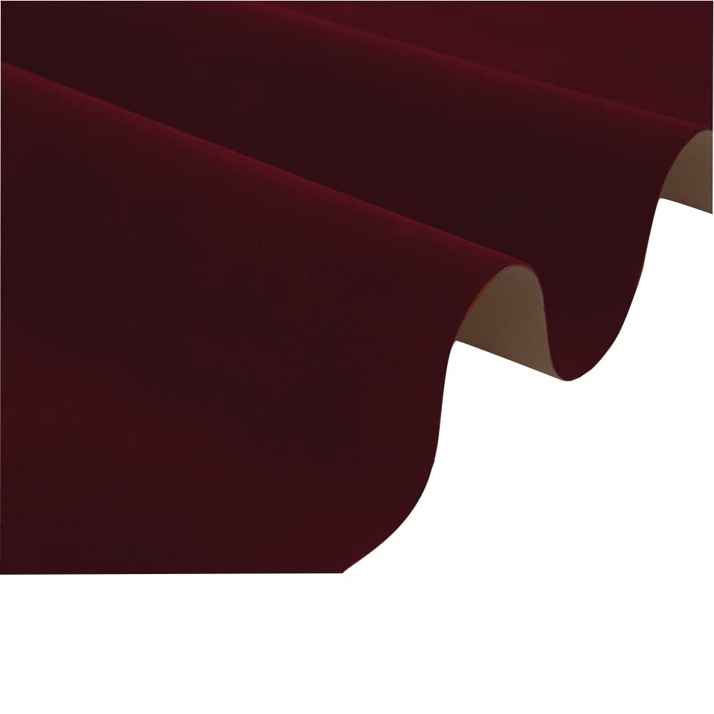 Self Adhesive Velvet Fabric StickyFelt Sheets, Jewelry, Drawer Liners Craft Fabric Peel and Stick Paper 17.78 x