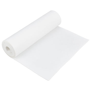 118.1x15.7inch Felt Fabric Roll, Floral White, 2mm Thick