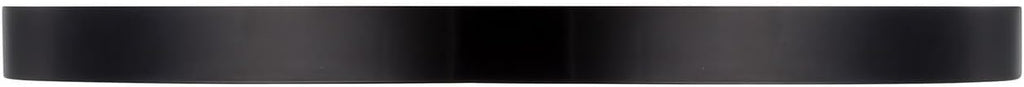 Assets T24 Compliant Outdoor Low Profile Flush Mount, Integrated LED 25 Watt, 1" H x 12" W, Black