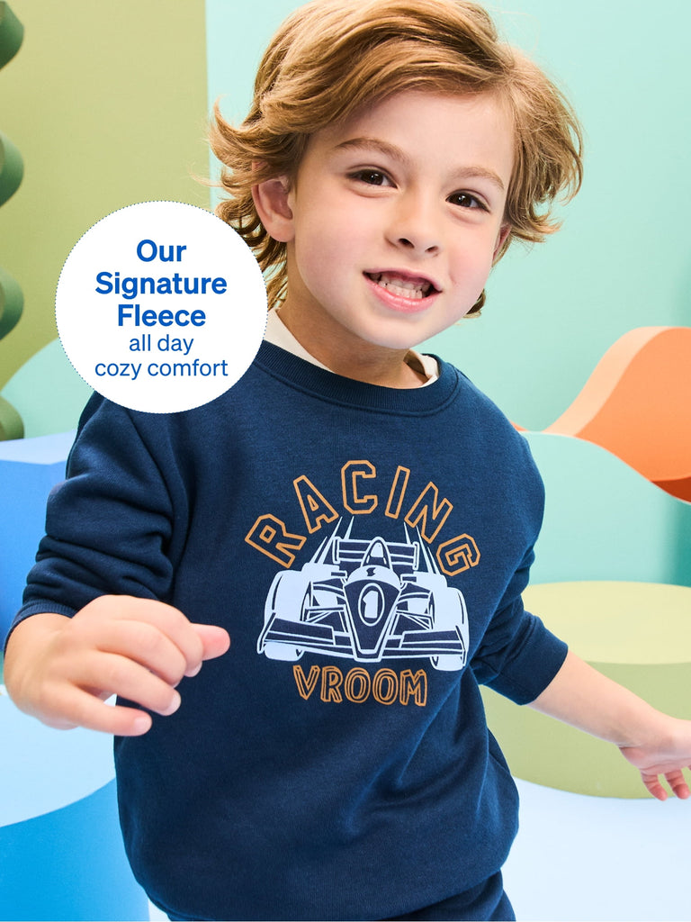 Baby & Toddler Boys Fleece Outfit Set, Sweatshirt & Sweatpants