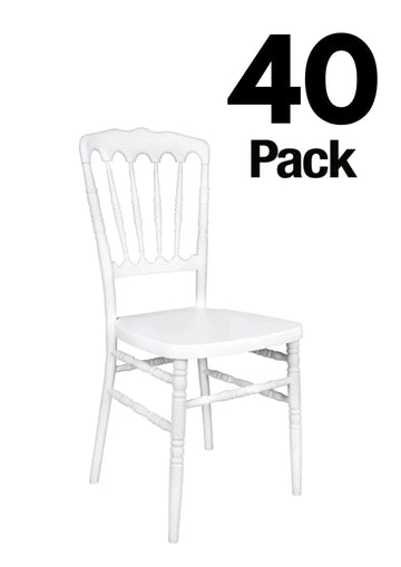 40 Chair Pack Steel-Core Resin Napoleon Chair