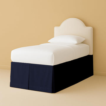Split Corner Dorm Bed Skirt Twin XL - 42 Inch Drop, 100% Microfiber, Extra Long Bed Skirt for College Dorm, Platform