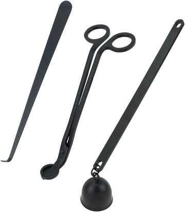 Candle Gift Set with Candle Snuffer, Cutter, Wick Trimmers for Replacement Wicks