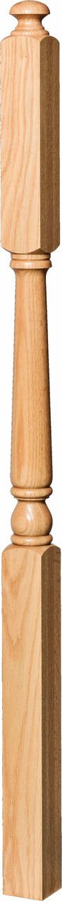 SP-4046A Poplar Colonial Intermediate Newel Post
