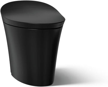 K-5401-PA Veil Dual Flush One Piece Elongated Chair Height Intelligent Toilet - Seat Included with Quiet Close Lid