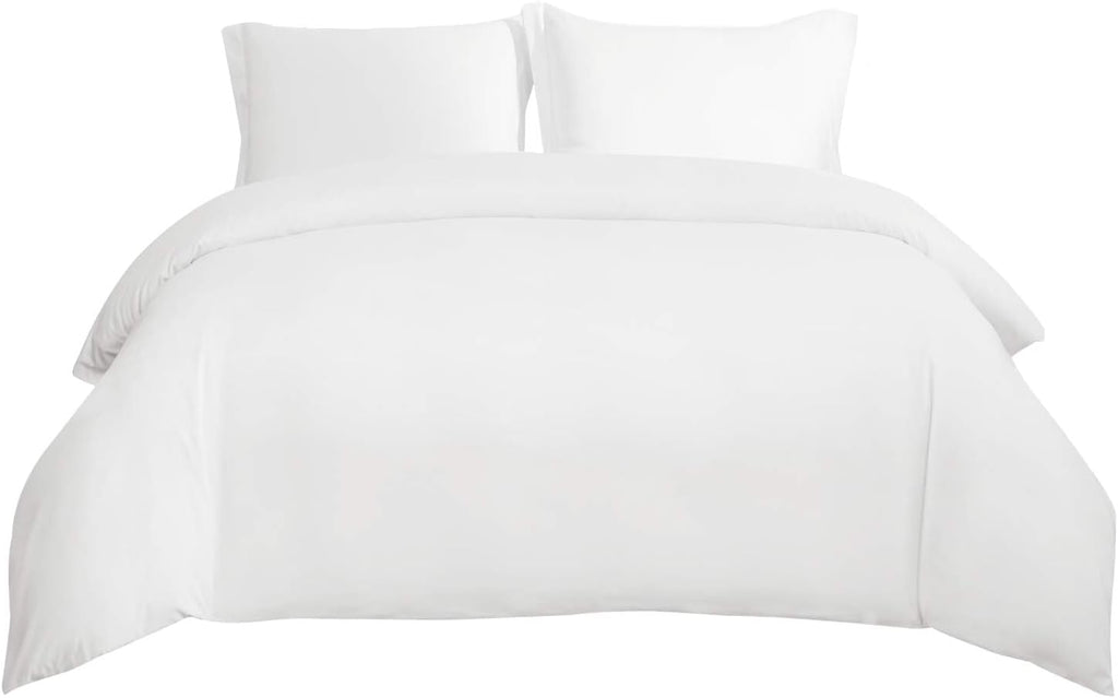 Duvet Cover King - Soft Double Brushed Bedding Set for Kids & Adults, Zipper Closure, 3 Pieces, Includes 1 Duvet