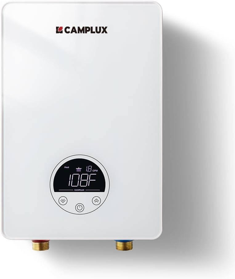 Tankless Water Heater Electric 6kW at 240 Volts