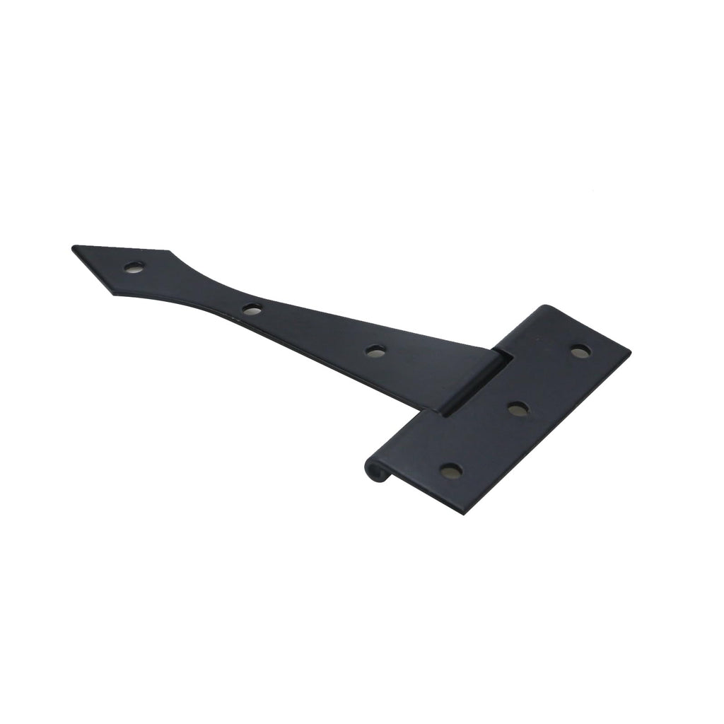 8Pcs Black Strap Hinges, 4-Inch