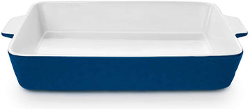 4 QT Baking Dish Deep Nonstick Dish Oven Safe, 9 x 13in, Dark Blue