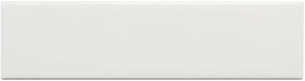 White 3x12 Glossy Ceramic Subway Tile - 50 Pcs (12.5 Sqft) Backsplash, Bathroom Shower Walls, Accent Decor, Easy