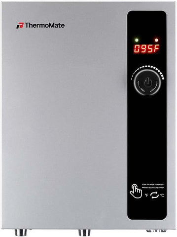 Tankless Water Heater Electric 18kW at 240 Volt, ThermoMate On Demand Instant Hot Water Heater Up to 4.4GMP