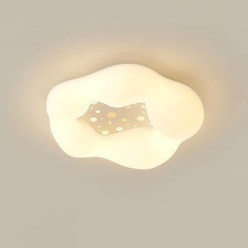 Minimalist Cloud Kids Ceiling Light Fixture - Nordic Style Flush Mount Lighting, Playroom, and Living Room