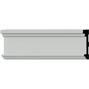 Bedford Chair Rail, 3"H x 5/8"P x 94 1/2"L, Factory Primed (2-Pack)