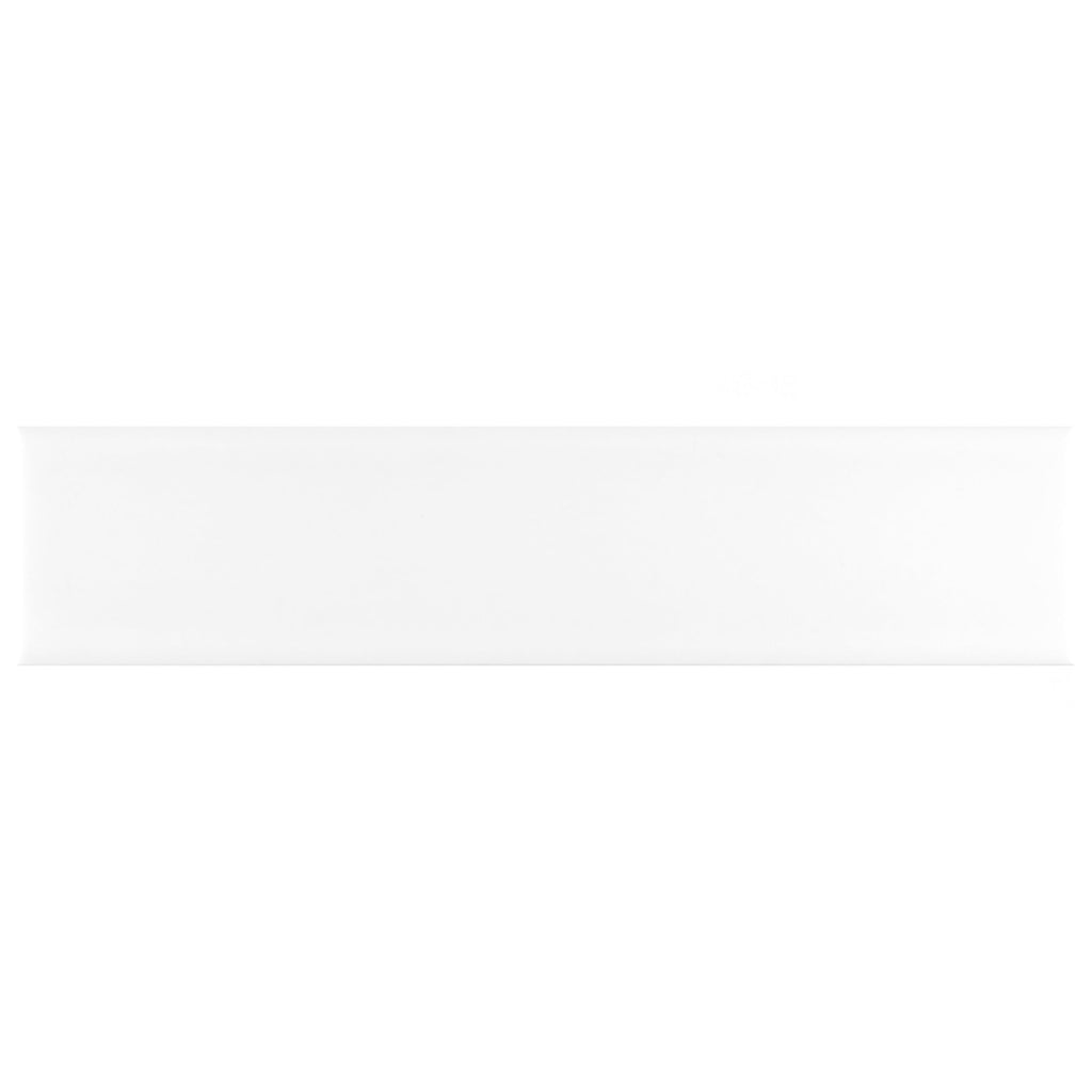 Metro Soho Subway Matte White 1-3/4" x 7-5/8" Porcelain Floor and Wall Tile