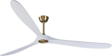 Inspired Maverick Style 88" Indoor Ceiling Fans Without Lights With Remote Control, DC Motor Quiet Energy Saving,3