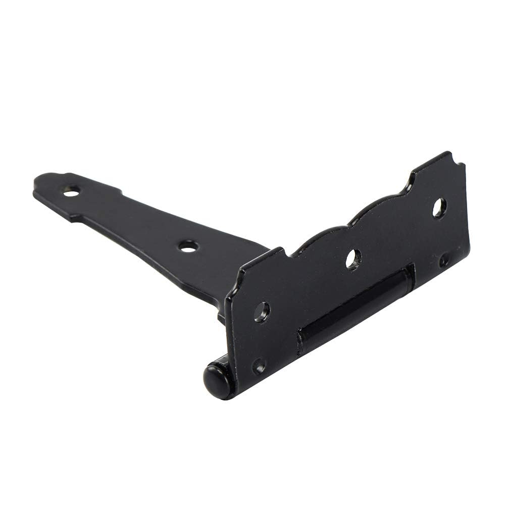 4" Heavy Duty Gate Hinges, T Strap Hinges, 10 Pack