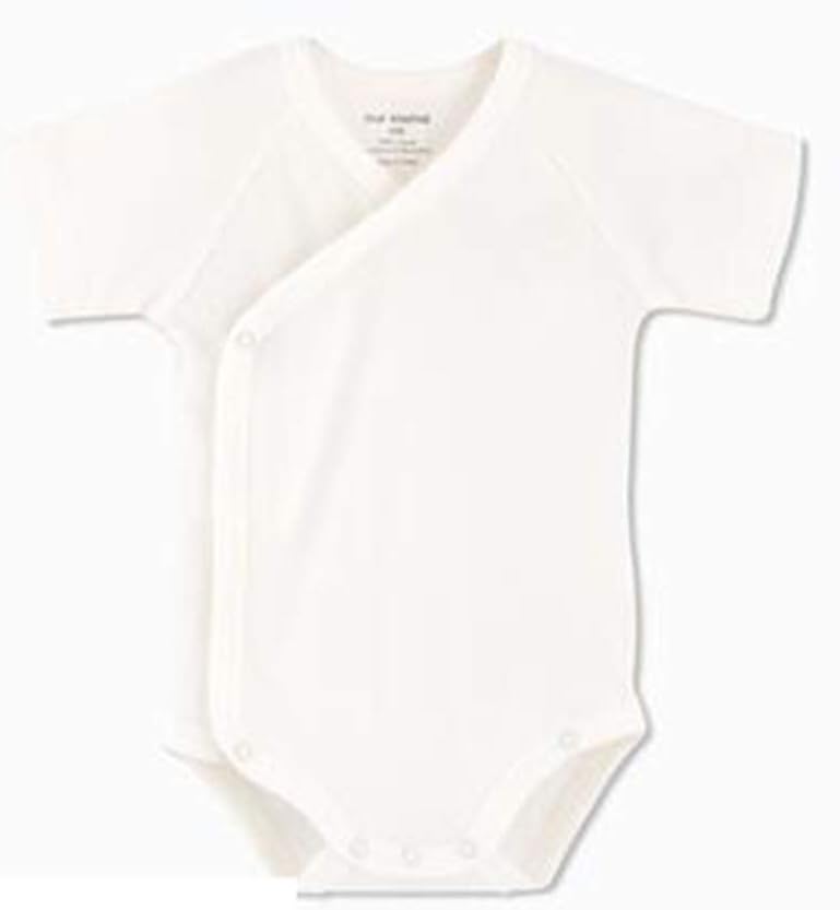 Boys Girls Short Sleeves Kimono Clothes Cotton Baby Side-Snap Bodysuit Pack of Baby Layette Set